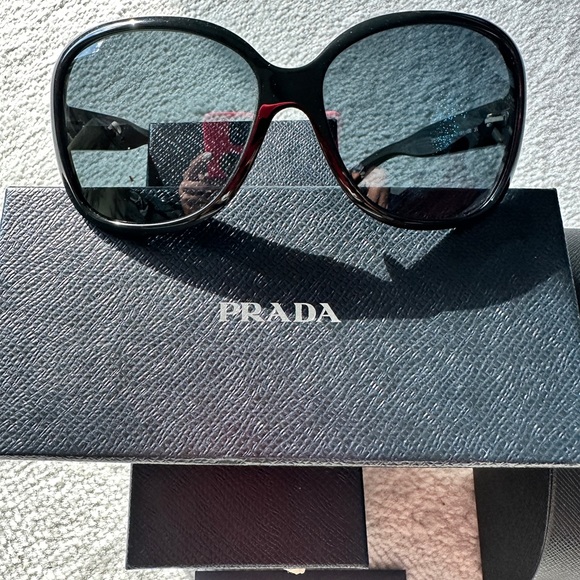 PRADA Sunglasses 04MS 1AB1A1 - SIZE 60 Black - Picture 2 of 11